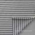 Breathable High Quality 65%Polyester 35%Cotton Stripes Pattern Single Jersey Knitted shirt Fabric For Men Women